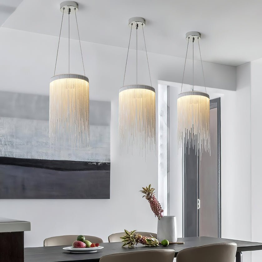 Eldeon Suspension en Chaîne à Franges de Luxe Postmoderne
