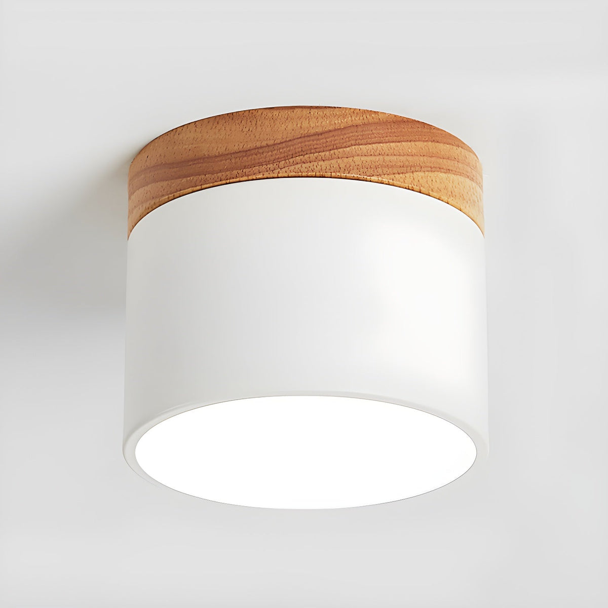 Caveleth Downlight de Surface en Bois Minimaliste Moderne