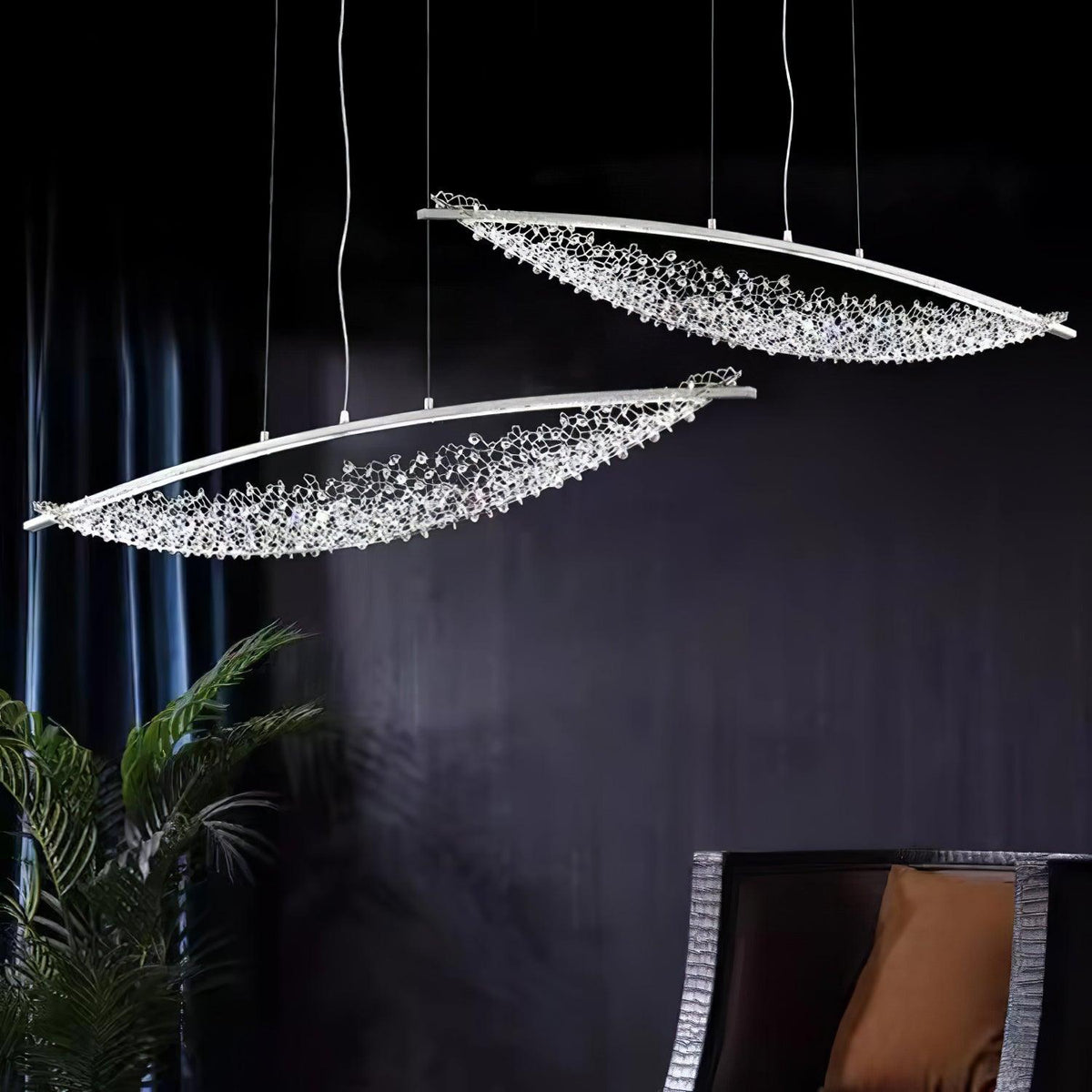 Elvarin Crystal Suspension Lumière