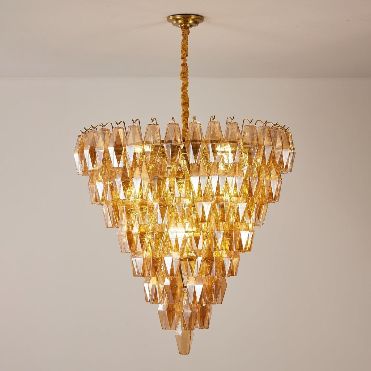 Glenanne Lustre Empire Prism Ambre