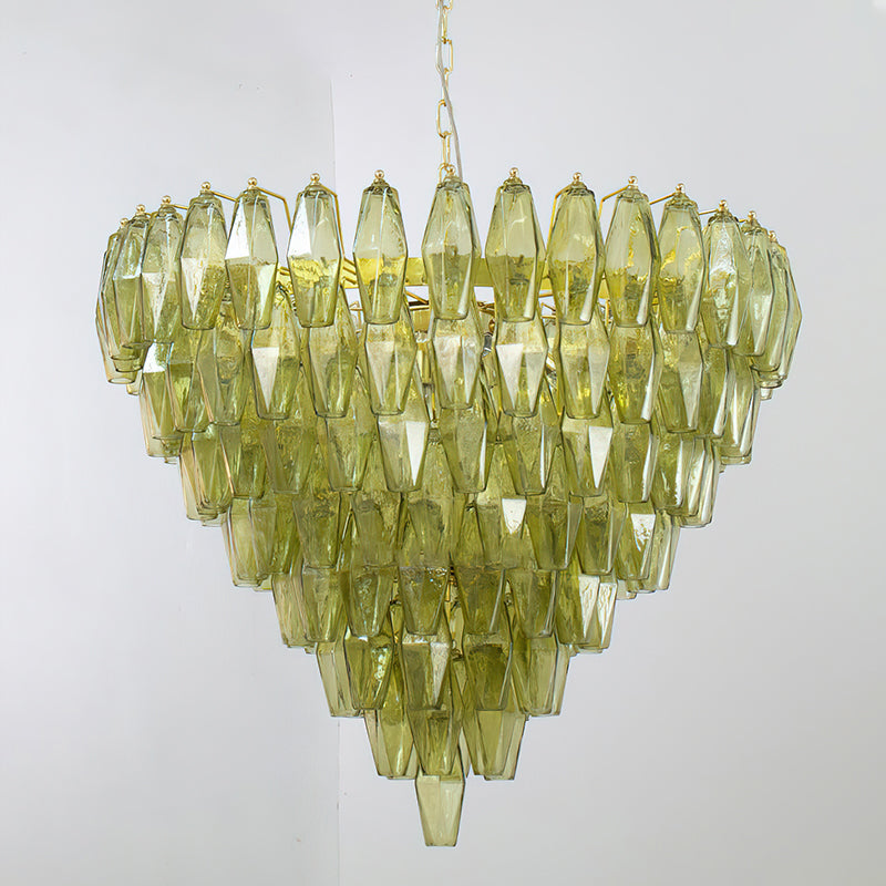 Rosalique Lustre en Verre
