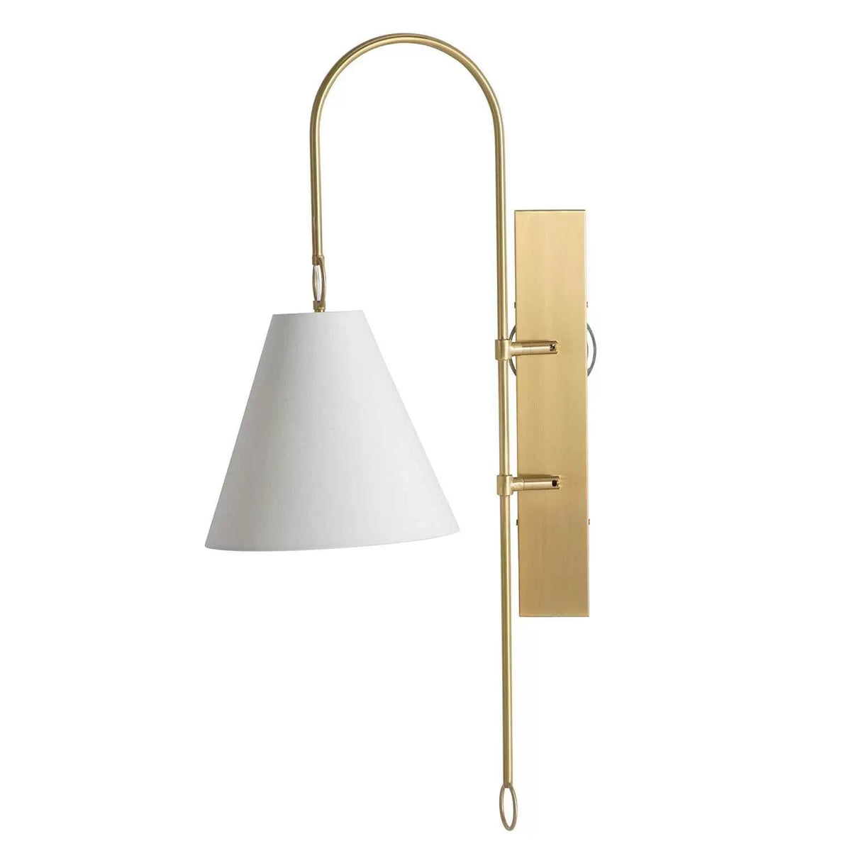 Ildvuvyi Applique Murale en Métal et Tissu Laiton Premium Moderne