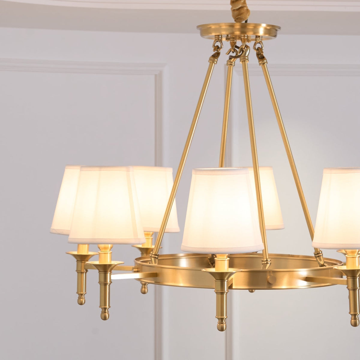 Kirevia Lustre Laiton Lin Moderne