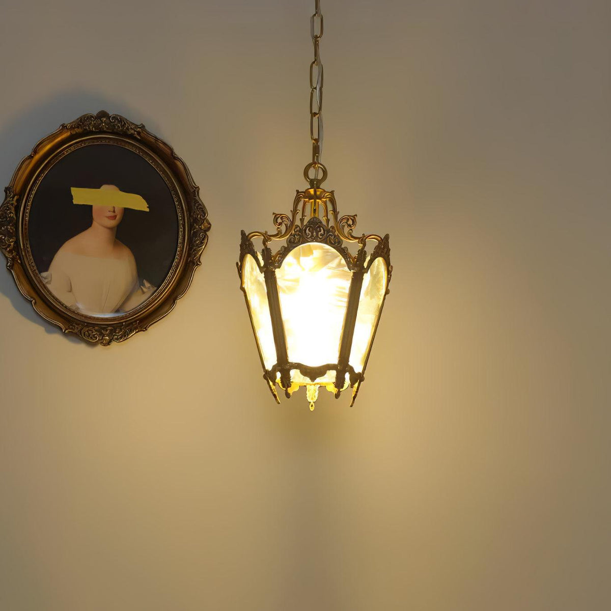 Felenae Suspension Laiton Empire Antique Élégante