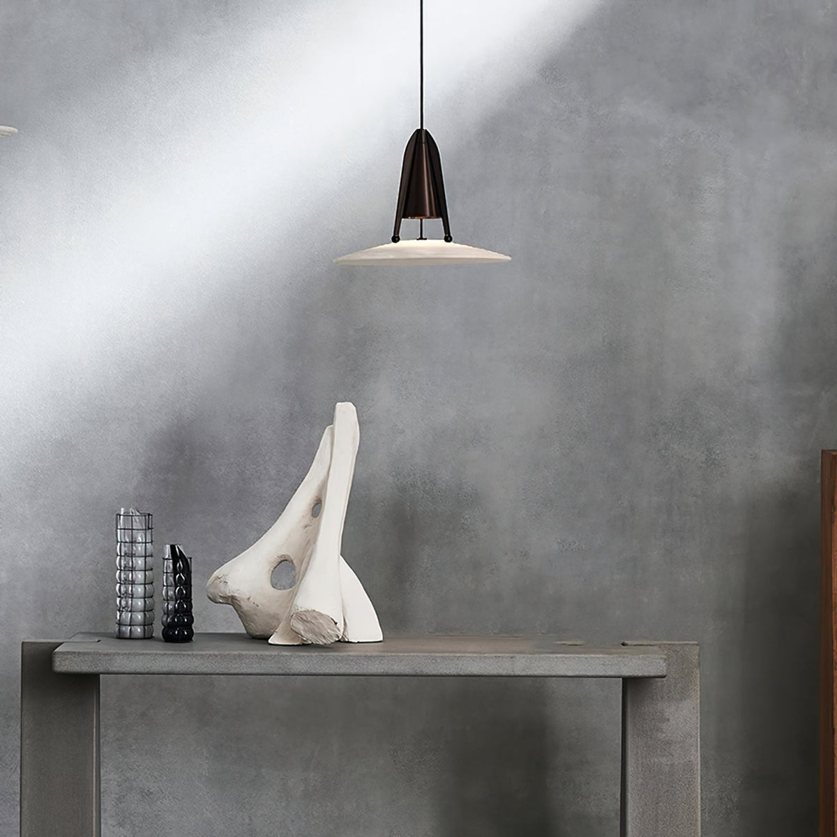 Halen Pendant Light Alabaster Fusion-Neutral Decor