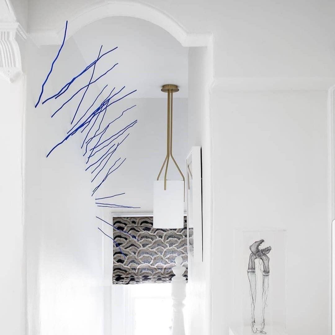 Elveira Lustre LED 3-Lumières Laiton Moderne