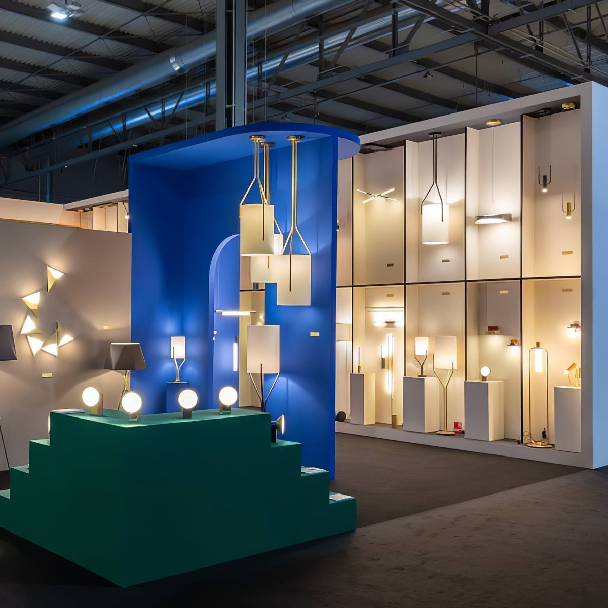 Elveira Lustre LED 3-Lumières Laiton Moderne
