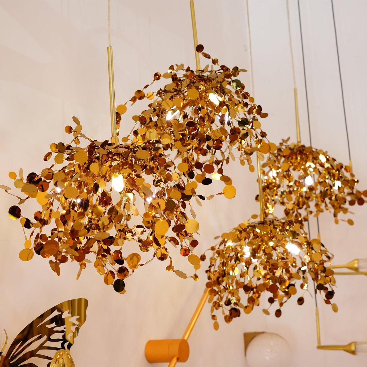 Vianaria Lampe Suspendue Disque Nuage