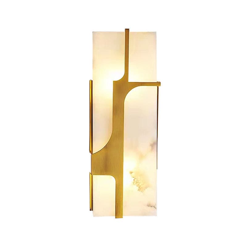 Ariel Wall Lamp Alabaster & Brass Elegance-Neutral Decor
