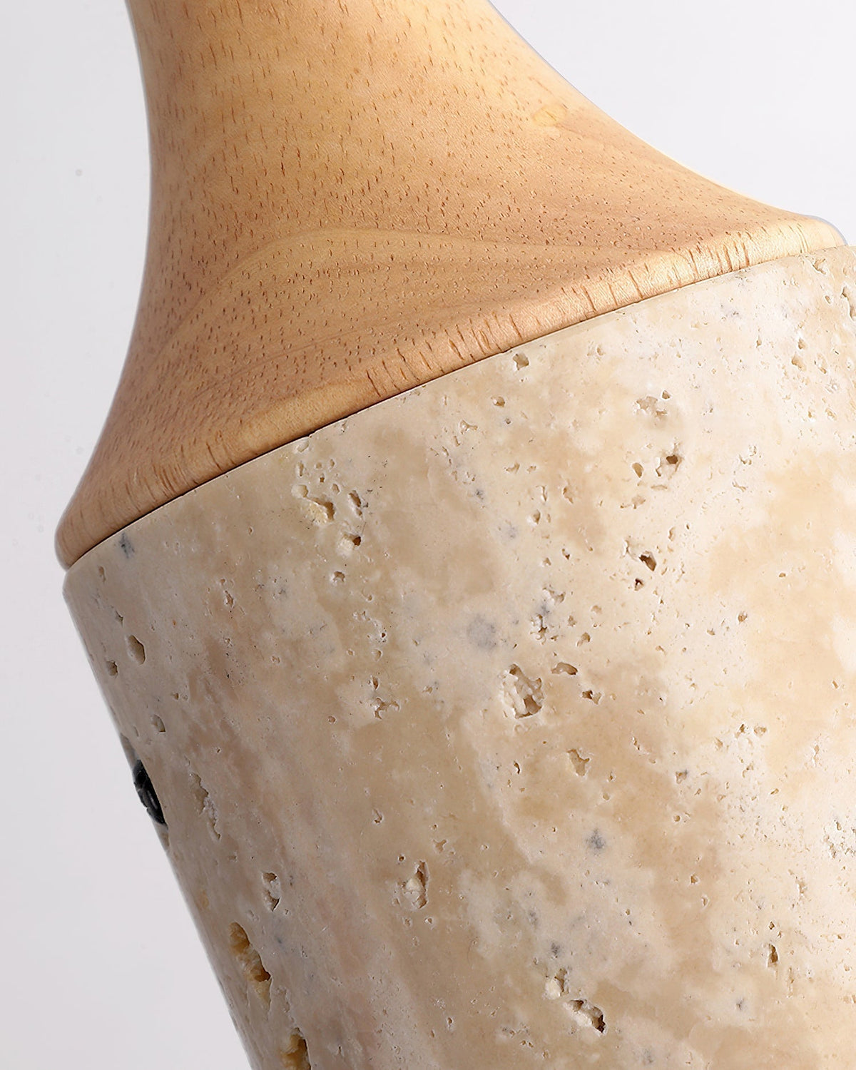 Arlene Pendant Lamp with a light wood color finish.