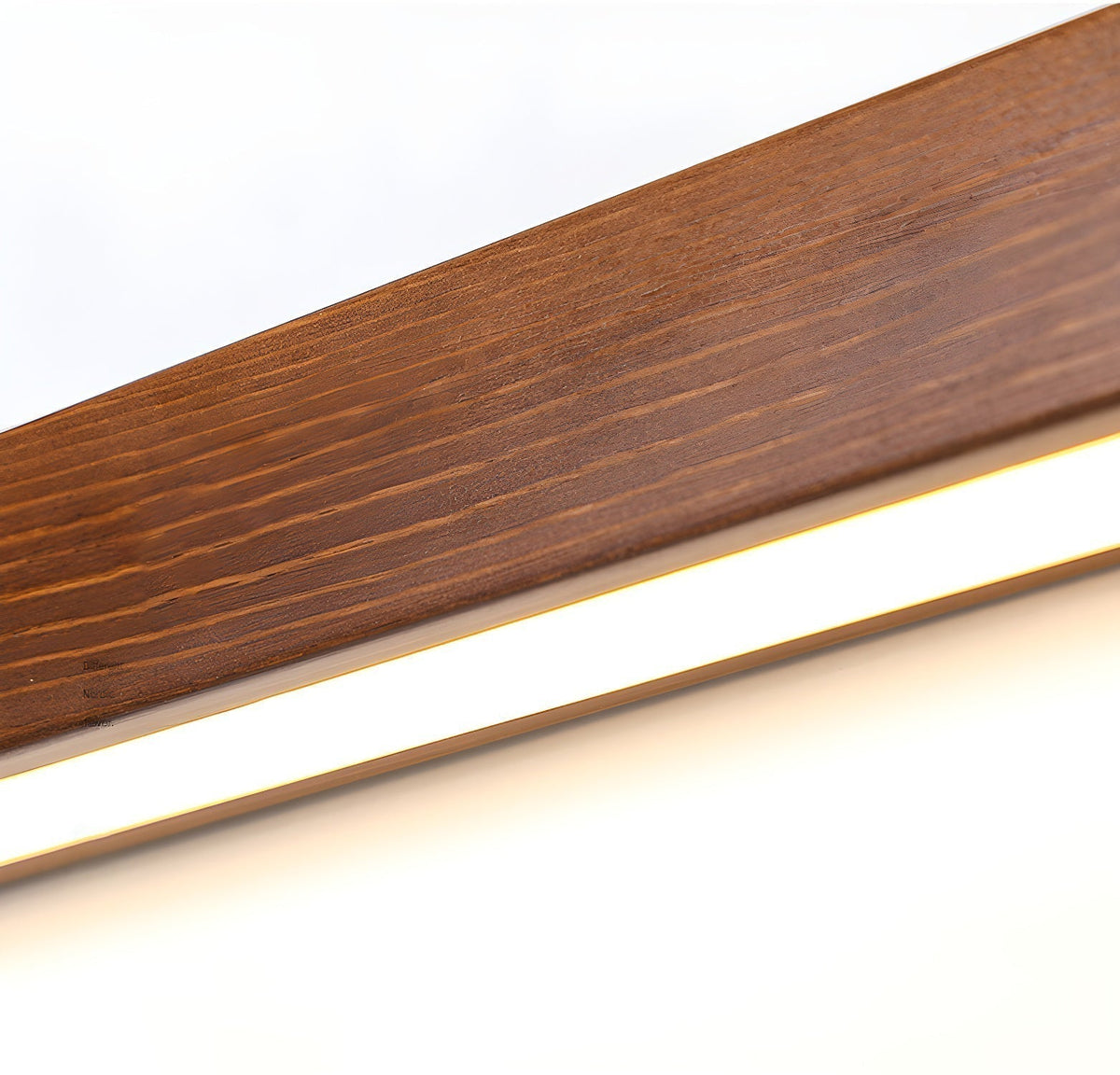 Seveny Applique Murale Linéaire Bois et LED Design Minimaliste-Cielum