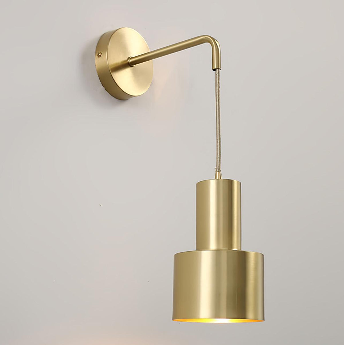Alvina Applique Murale Moderne Minimaliste en Laiton