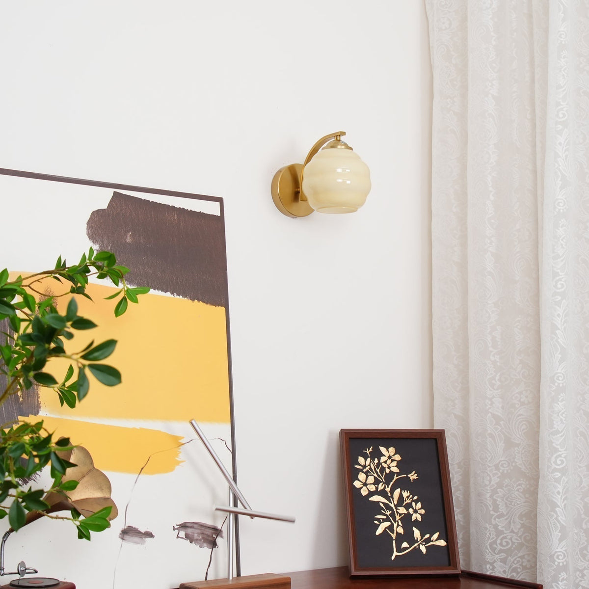 Nino Applique Murale Lanterne Vintage