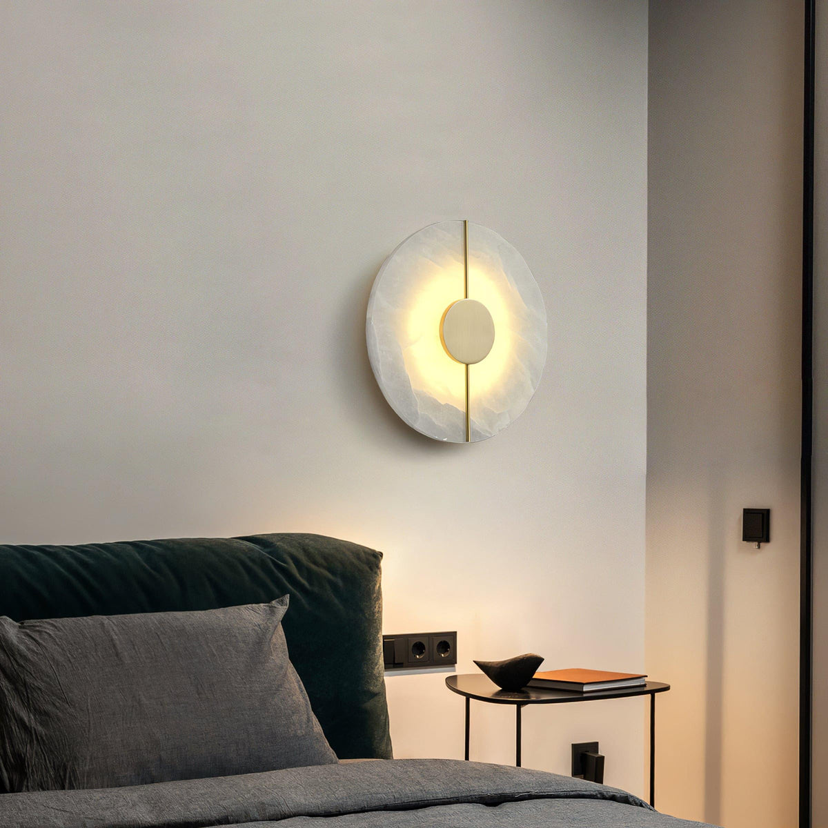 Citheira Applique Murale Minimaliste en Albâtre