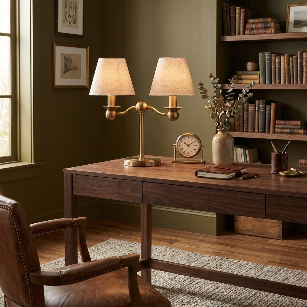 Graftwick Lampe De Table En Tissu