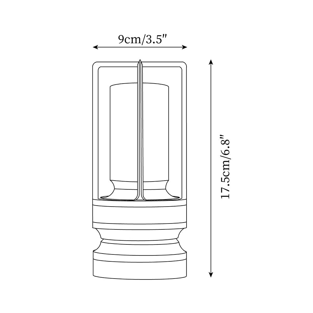 Calisina Lampe de Table (Batterie Intégrée)