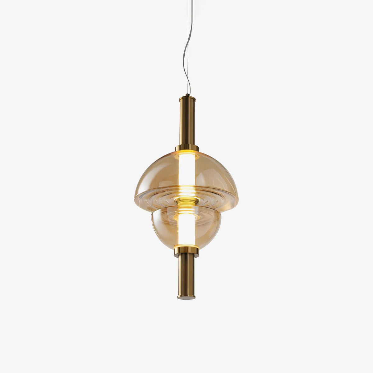 Elvessa Suspension en Verre Contemporaine