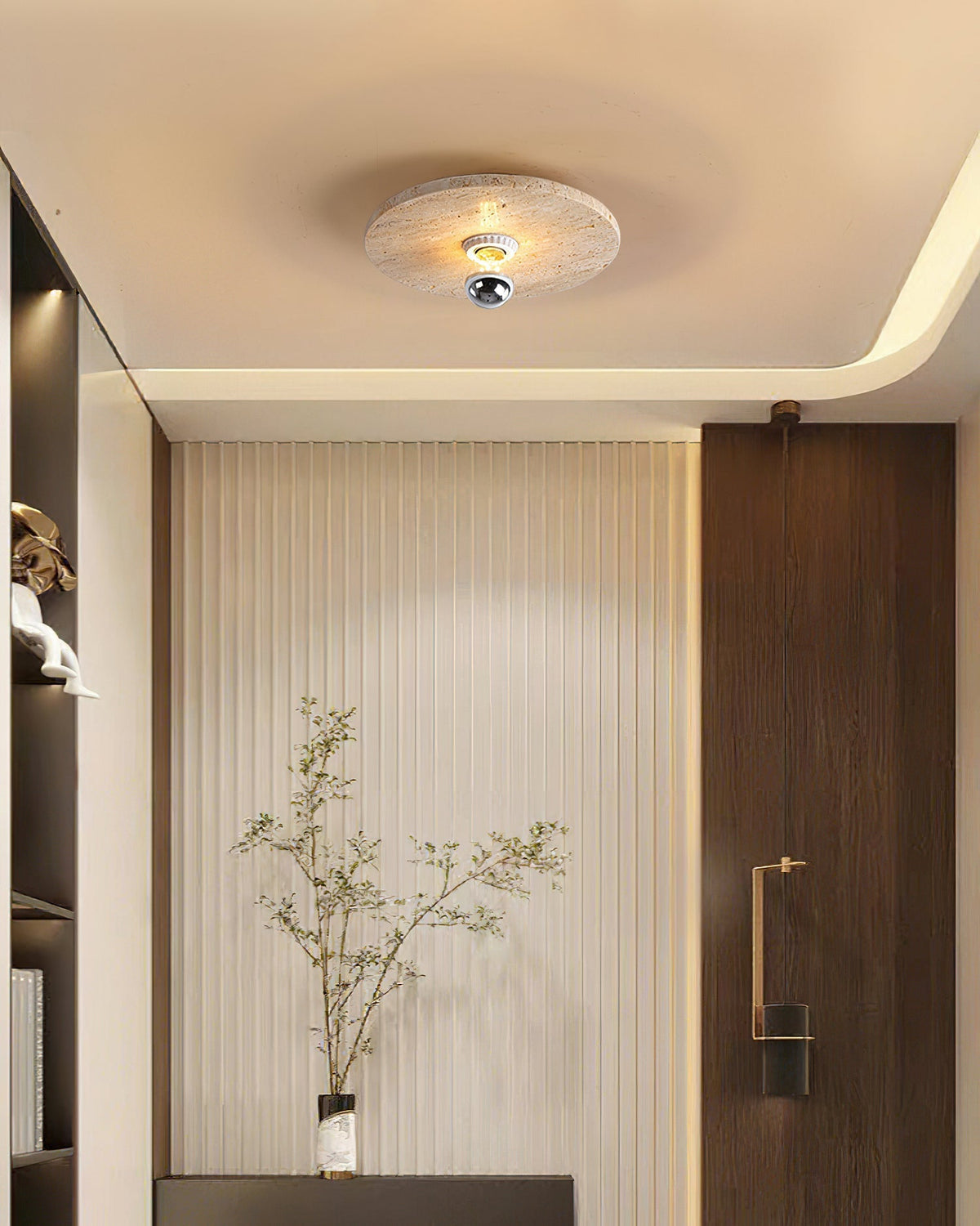 Lifestyle image of the Avize lamp in a modern living room.