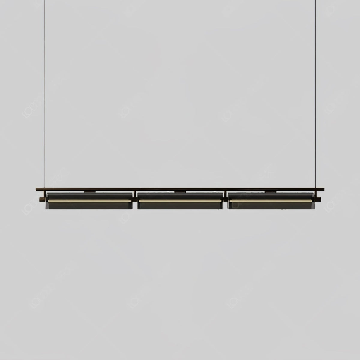 Eveva Lustre Verre Fumé Moderne