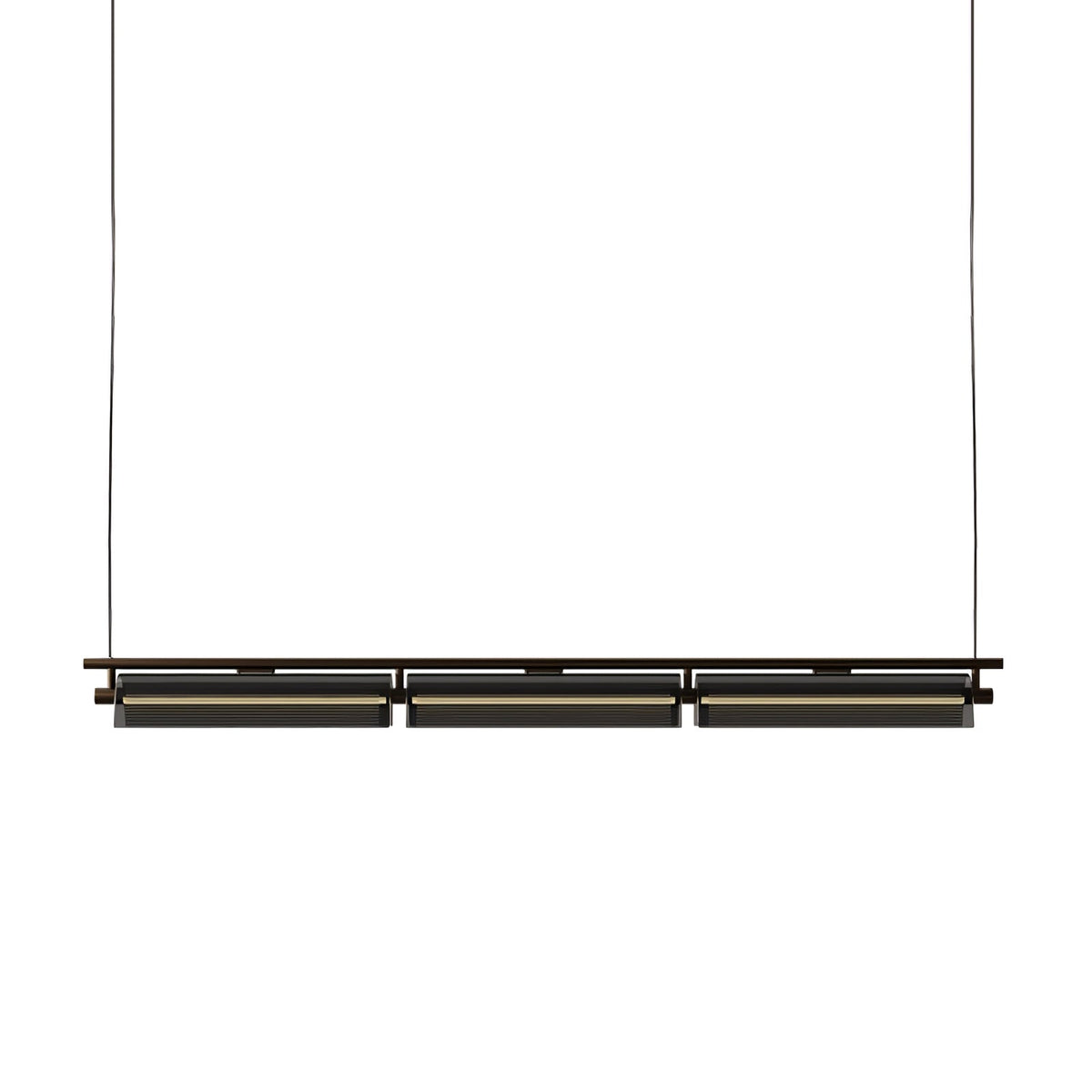 Eveva Lustre Verre Fumé Moderne