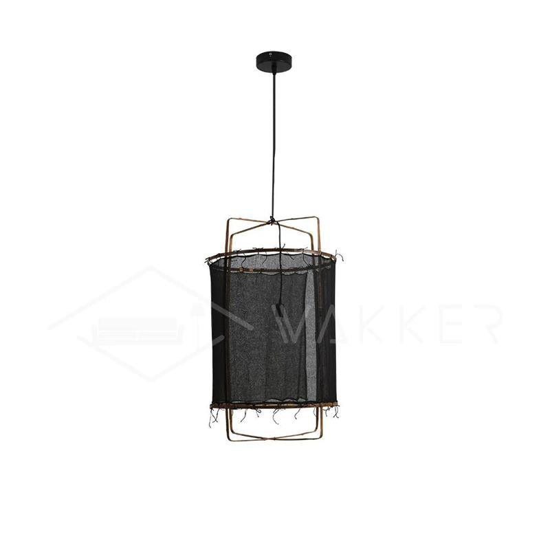 Nerista Suspension Abat-jour en Bambou pour Salon