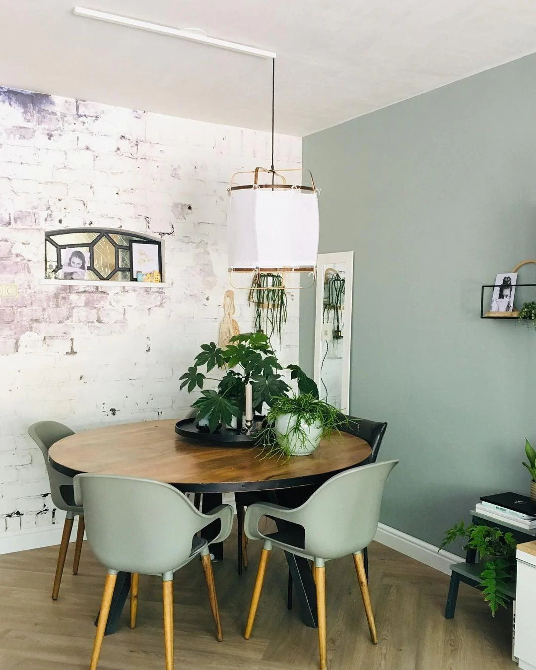 Nerista Suspension Abat-jour en Bambou pour Salon