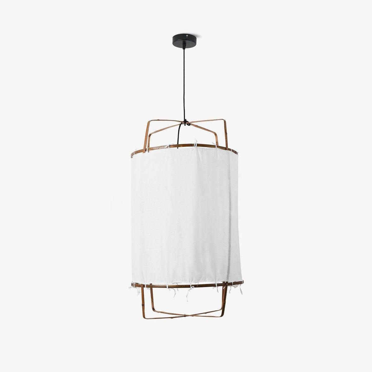 Nerista Suspension Abat-jour en Bambou pour Salon