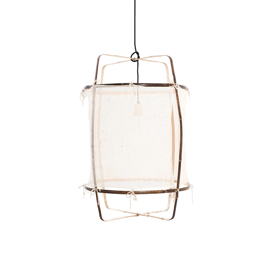 Nerista Suspension Abat-jour en Bambou pour Salon