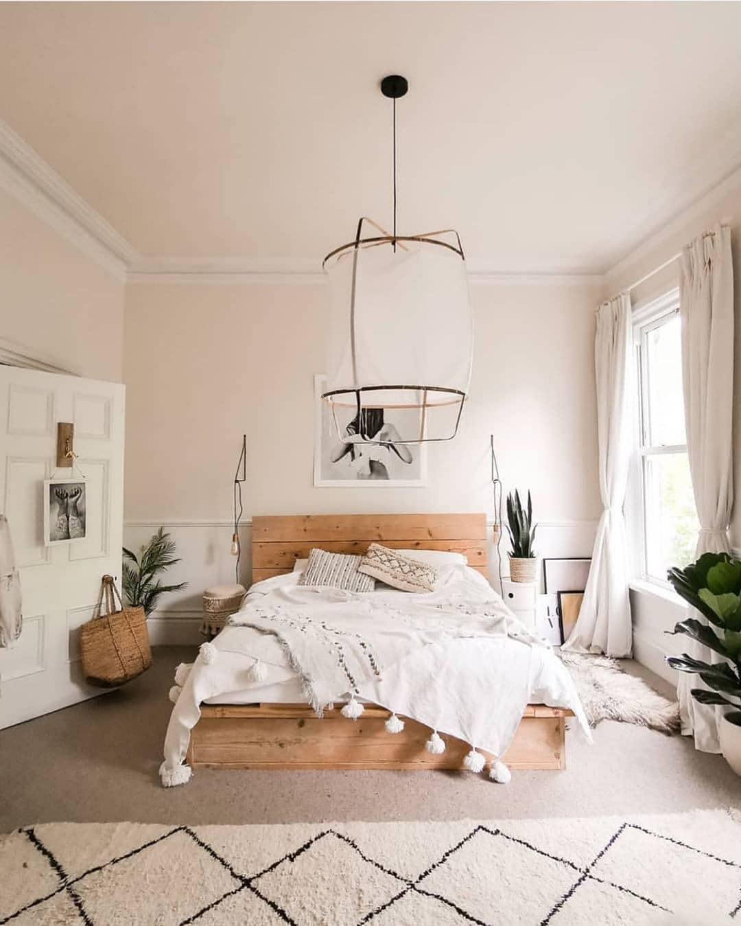 Nerista Suspension Abat-jour en Bambou pour Salon