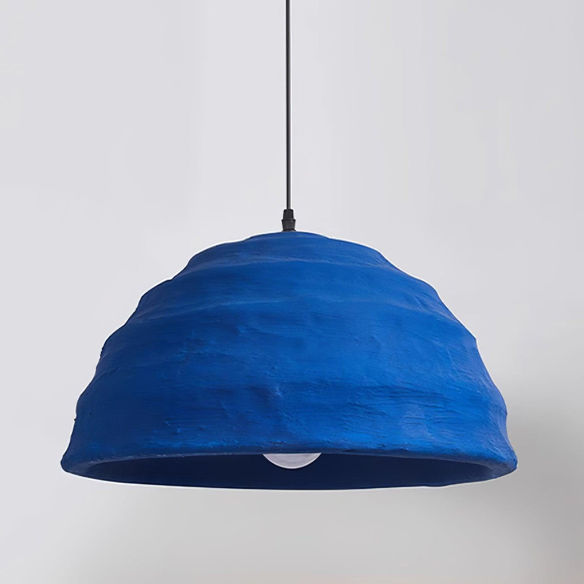 Pendant Lamp Dome Shade Blue Industrial-Neutral Decor