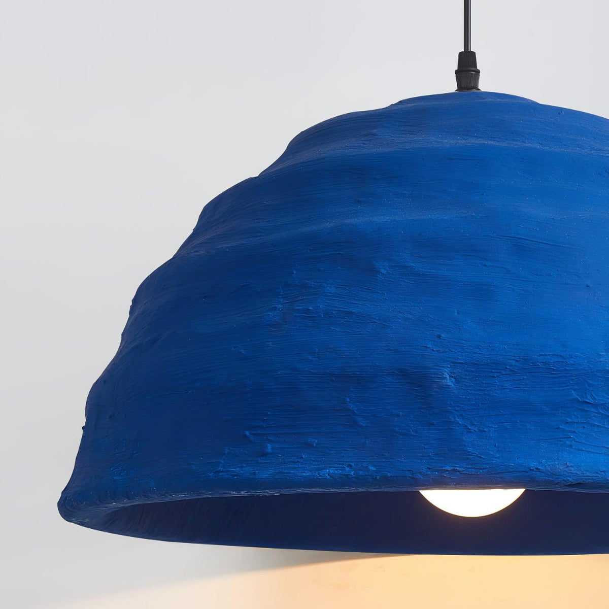 Pendant Lamp Dome Shade Blue Industrial-Neutral Decor