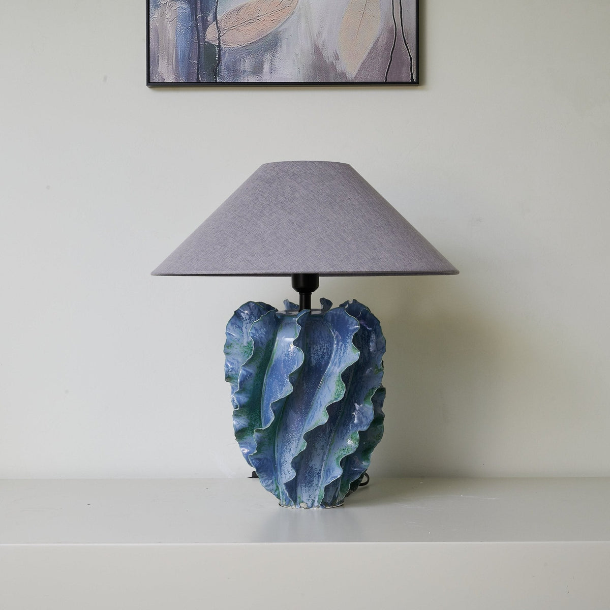 Gerald Lampe de Table en Céramique Moderne