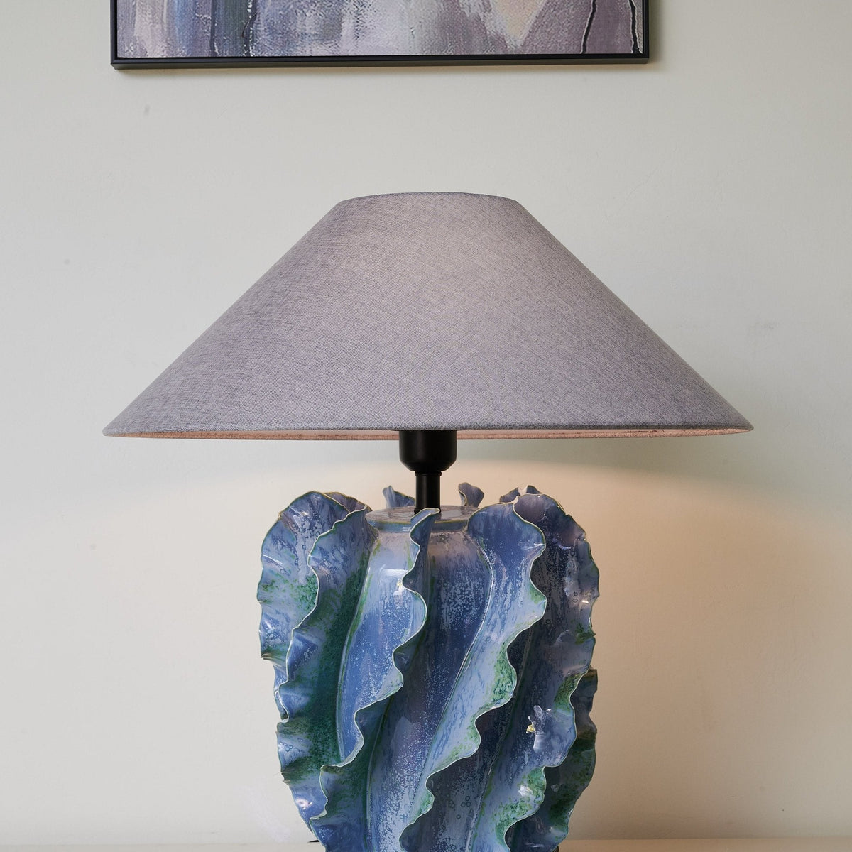 Gerald Lampe de Table en Céramique Moderne