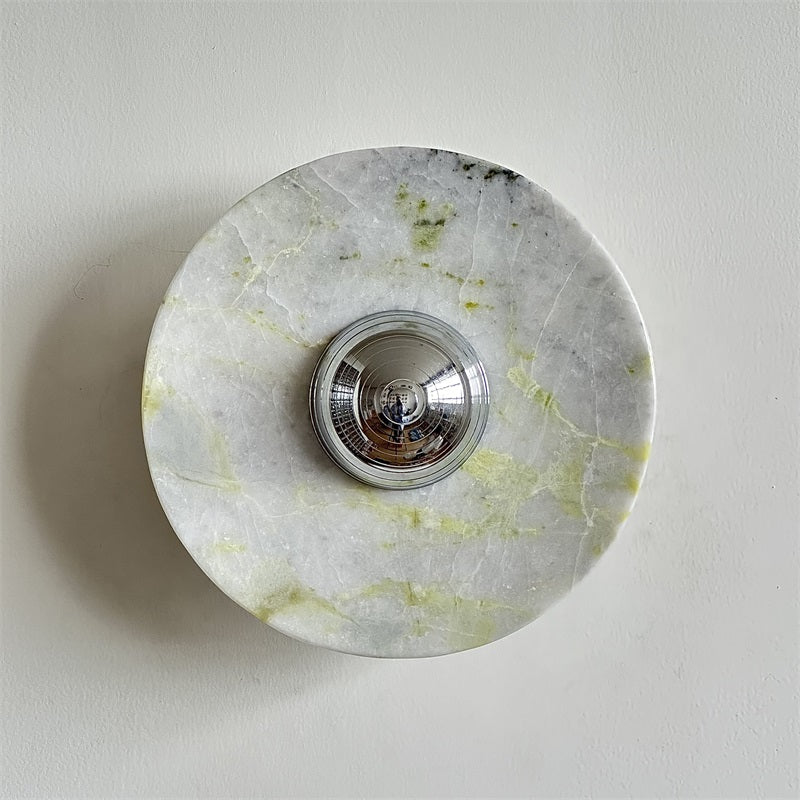 Evvarel Applique Murale Moderne Minimaliste En Métal Et Marbre Vert
