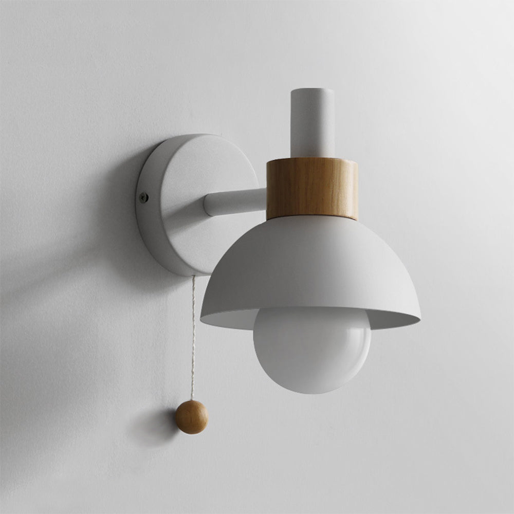 Valentina Moderne LED Applique Murale Métal/Verre Chambre à coucher Blanc/Jaune/Rose/Vert
