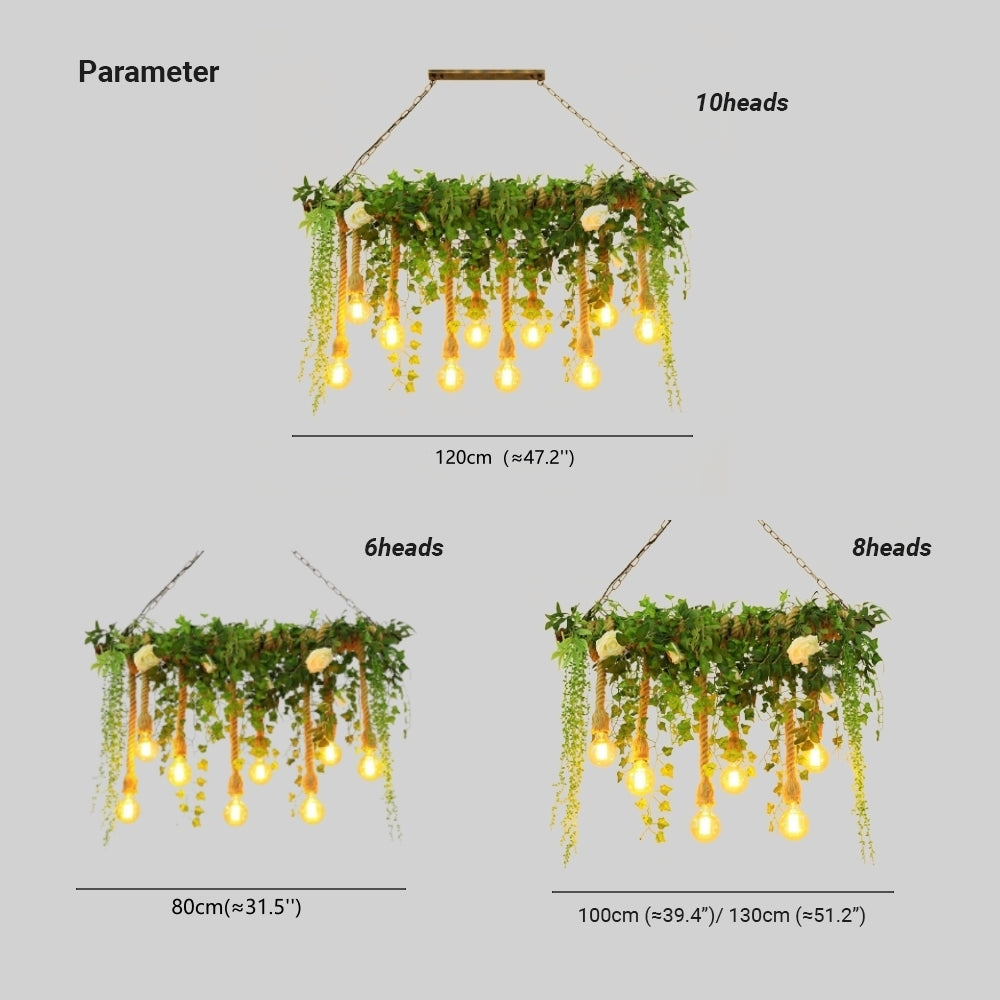 Ritta LED Suspension Vert Métal Salle à Manger Chambre à coucher