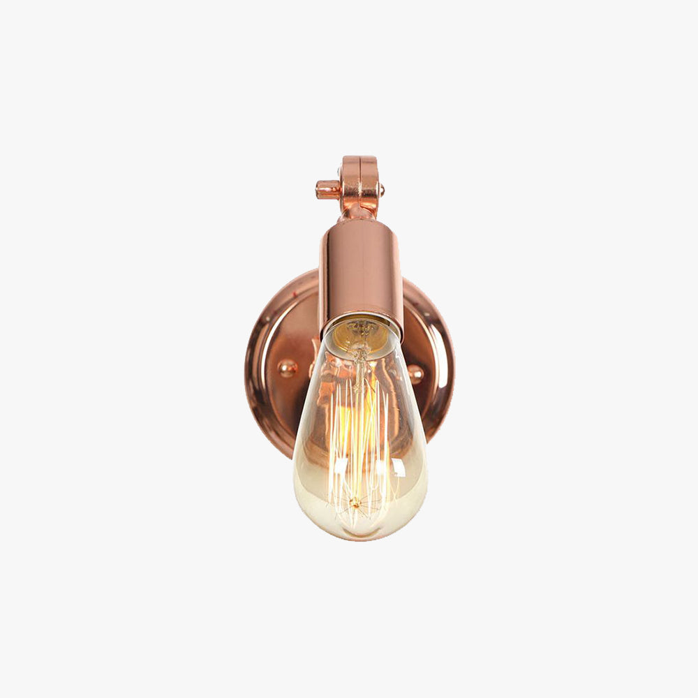 Silva Applique Murale Orientable Vintage, Or Rose, Salle de Bain