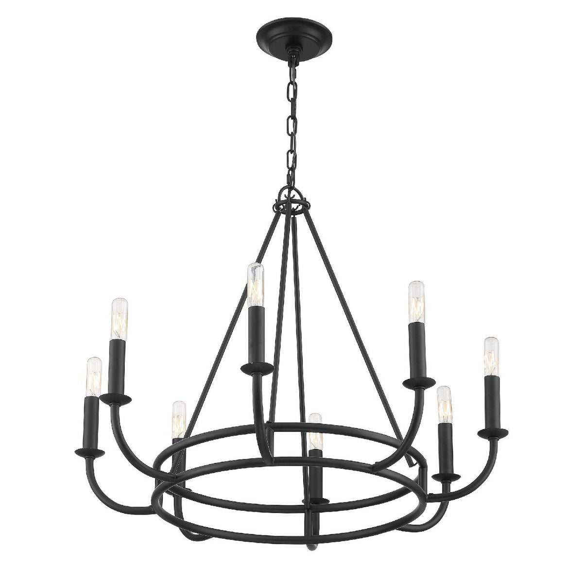 Xenuvyh Moderne Minimaliste Ancien Industriel Métal Lustre
