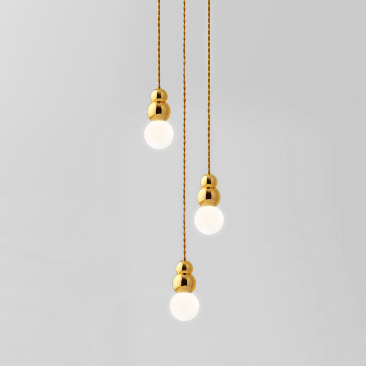 Bubbly Suspension en Verre Moderne