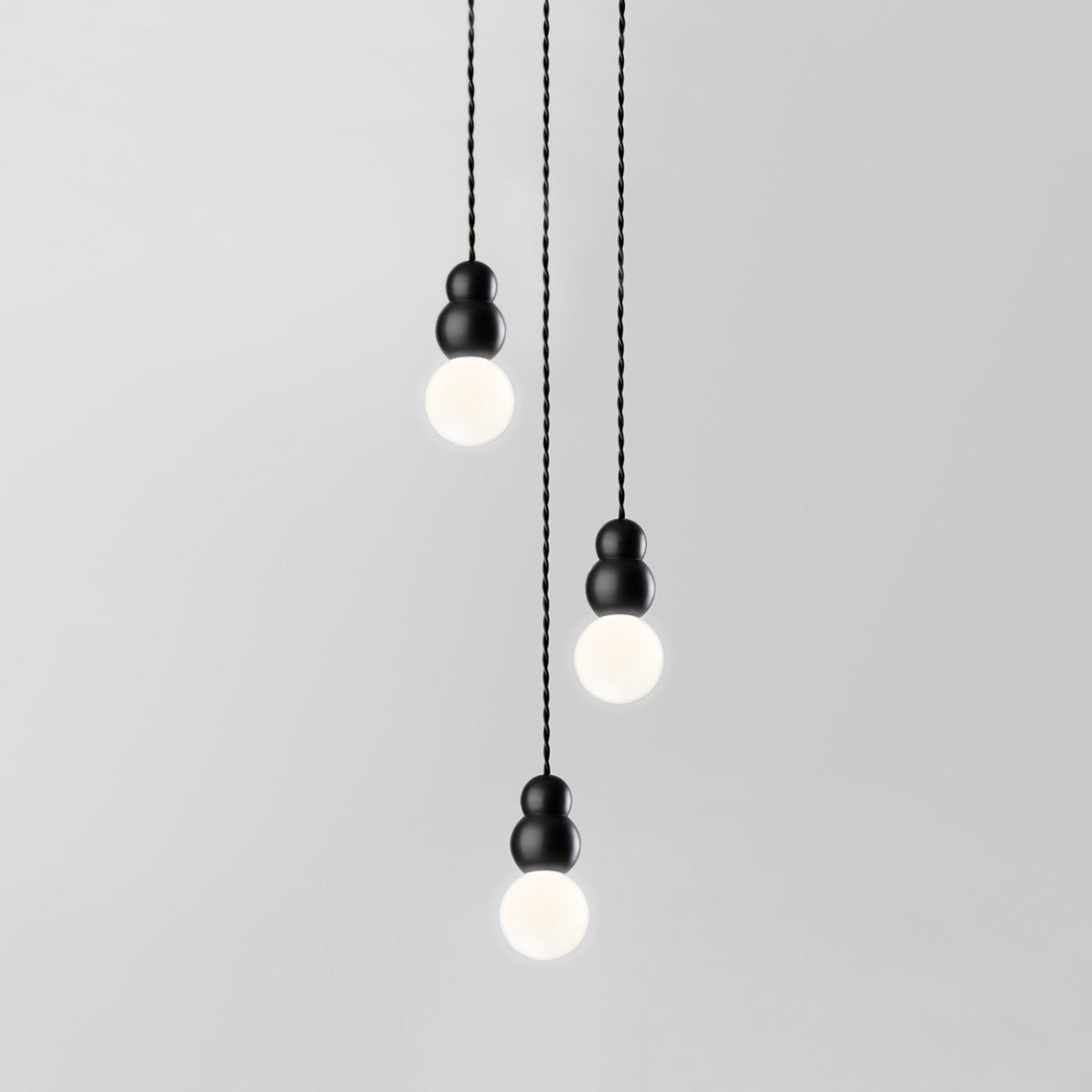 Bubbly Suspension en Verre Moderne