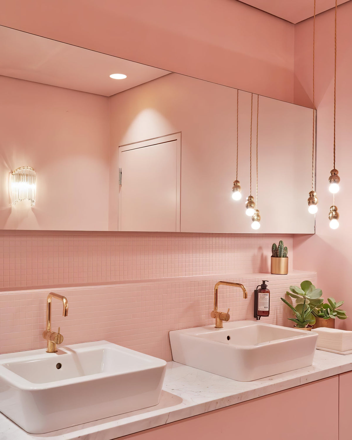 Bubbly Suspension en Verre Moderne