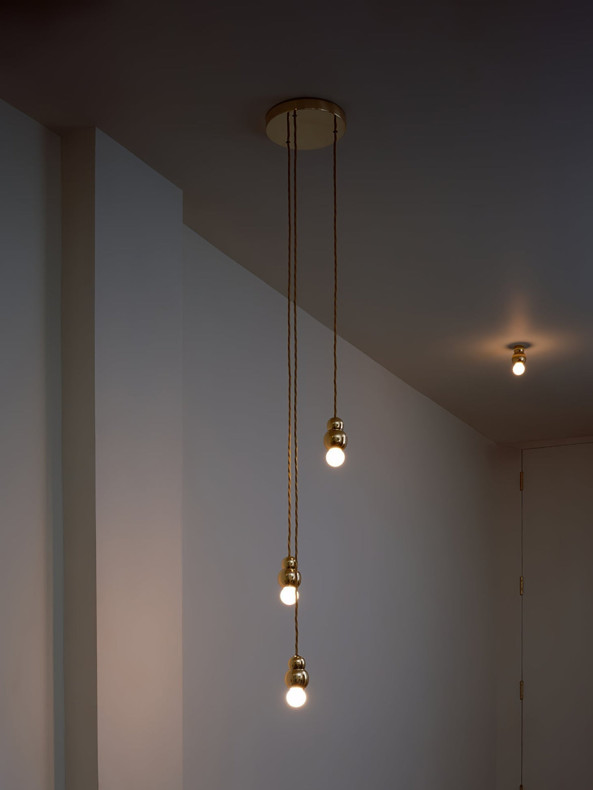 Bubbly Suspension en Verre Moderne