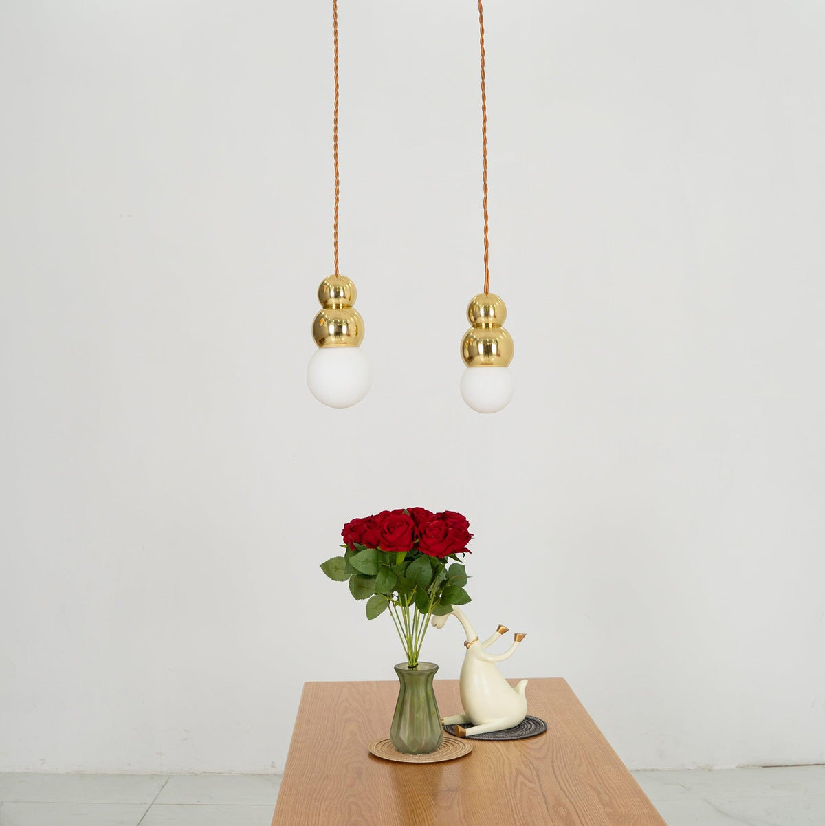 Bubbly Suspension en Verre Moderne