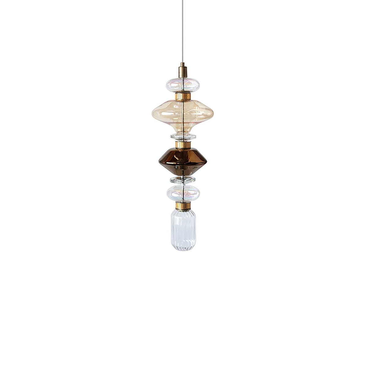 Vionisis Suspension Lampe en Verre de Luxe