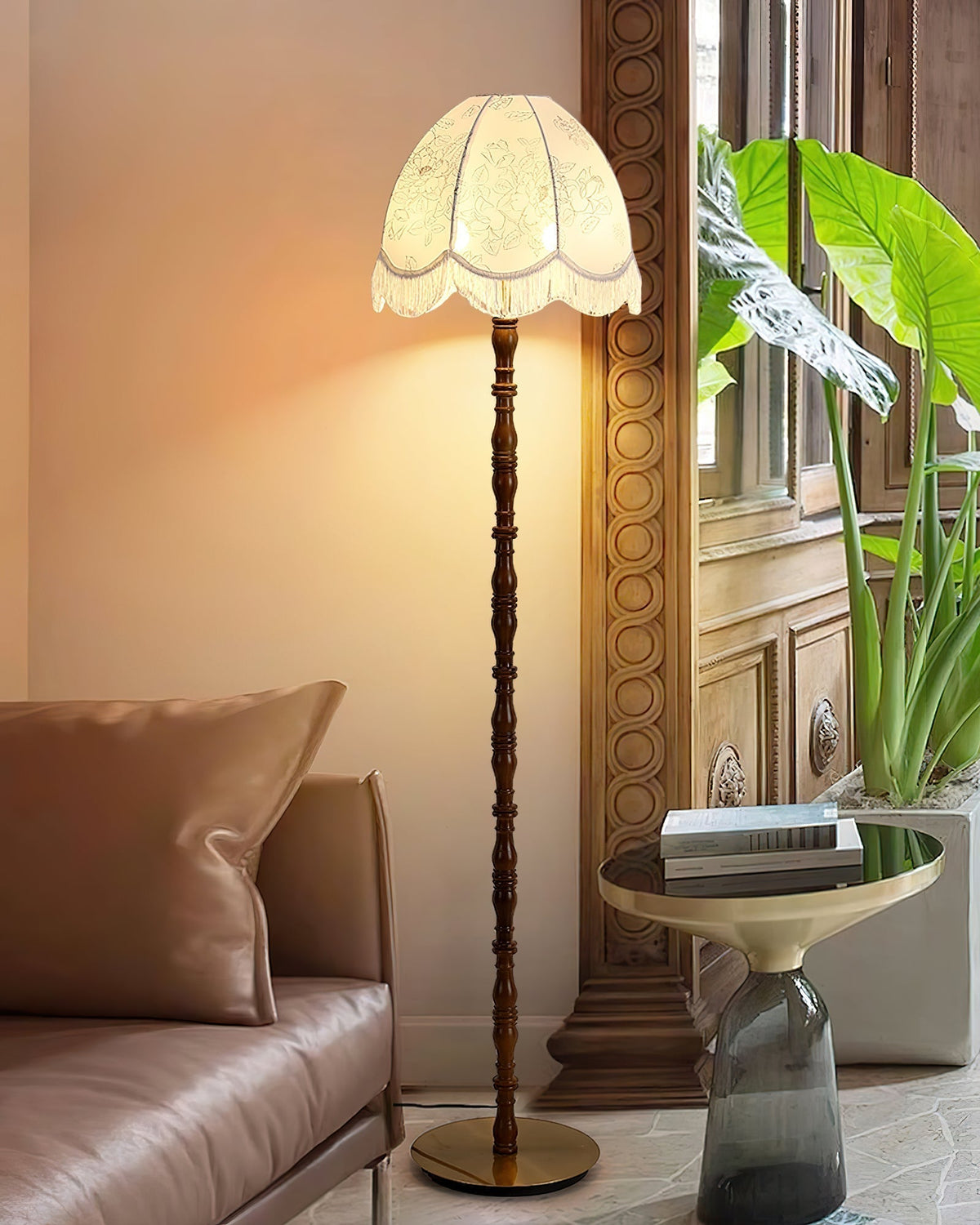 Fioeette Lampadaire en Tissu
