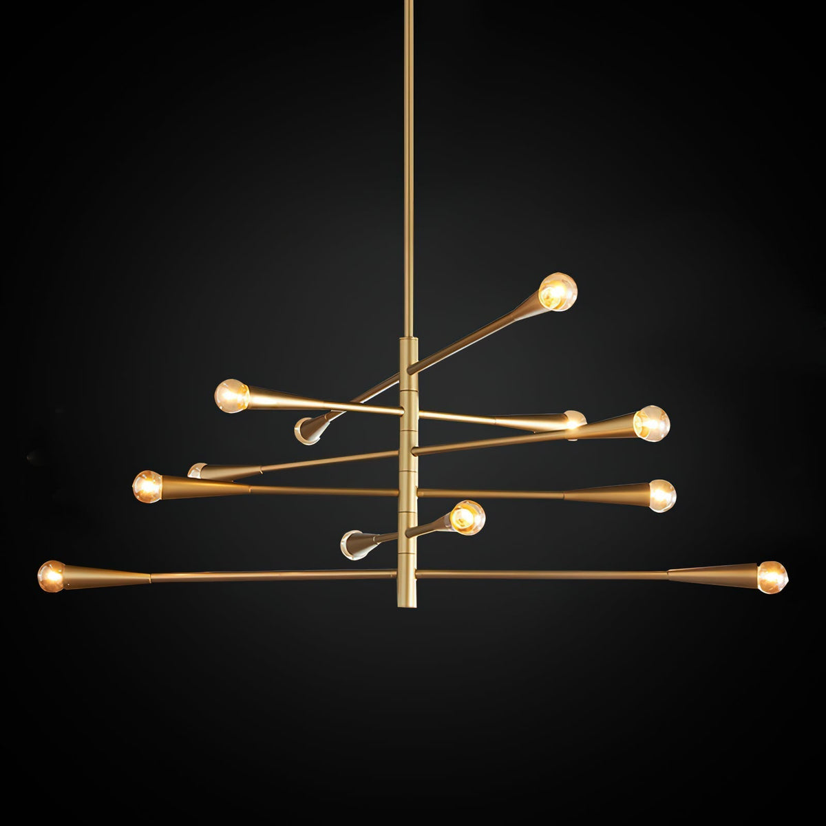 Sifuvyu Moderne Minimaliste Laiton Métal Lustre
