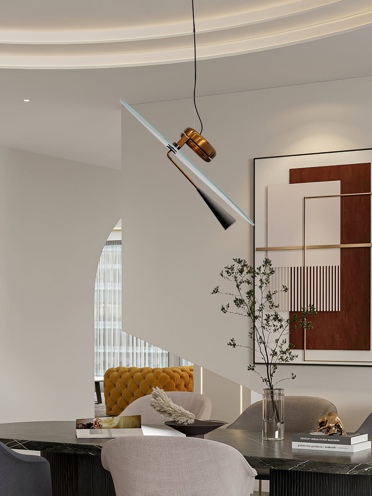 Cyrisse Lampe à suspension d'art nordique haut de gamme