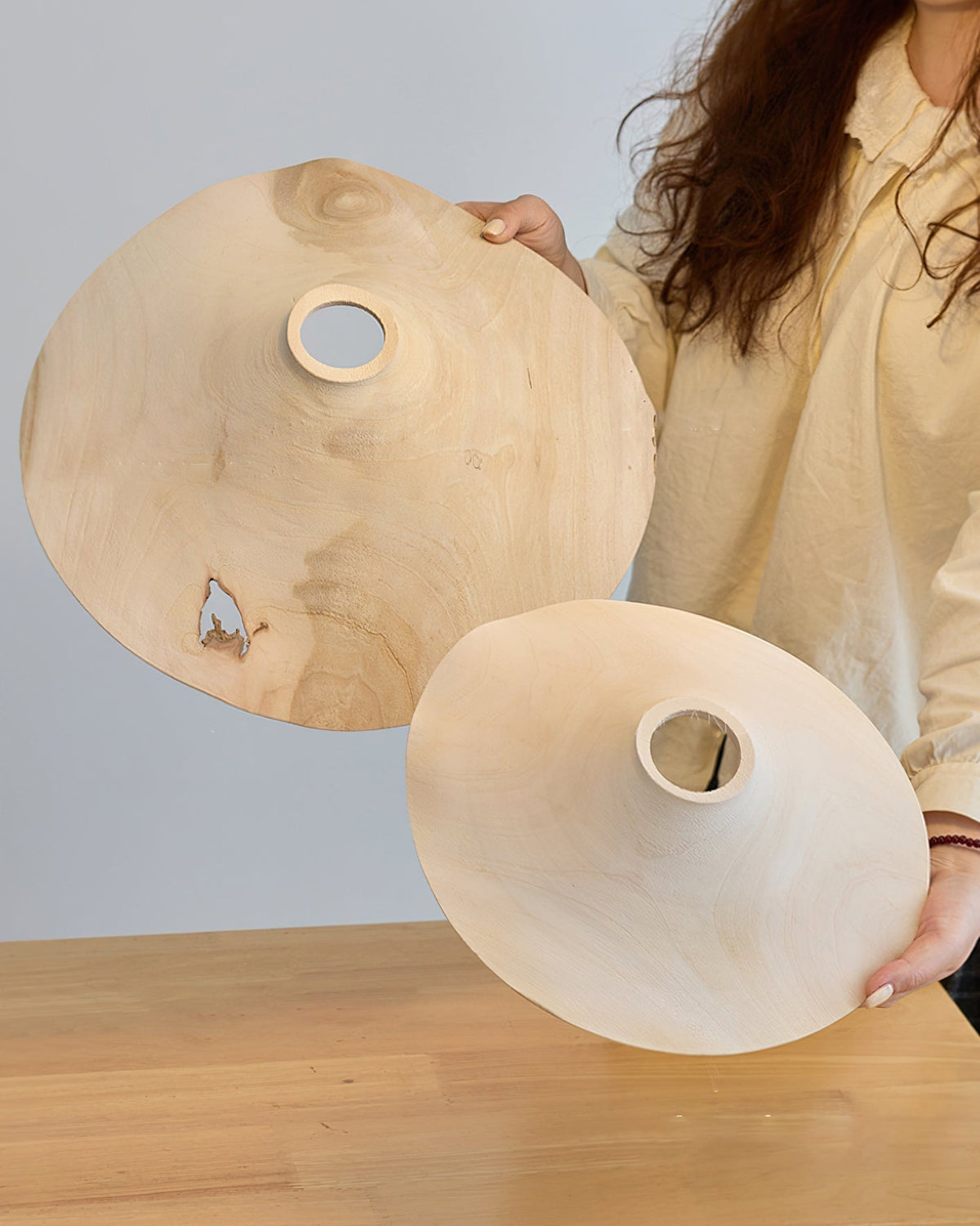 The larger size option of the Baxter Pendant Light.