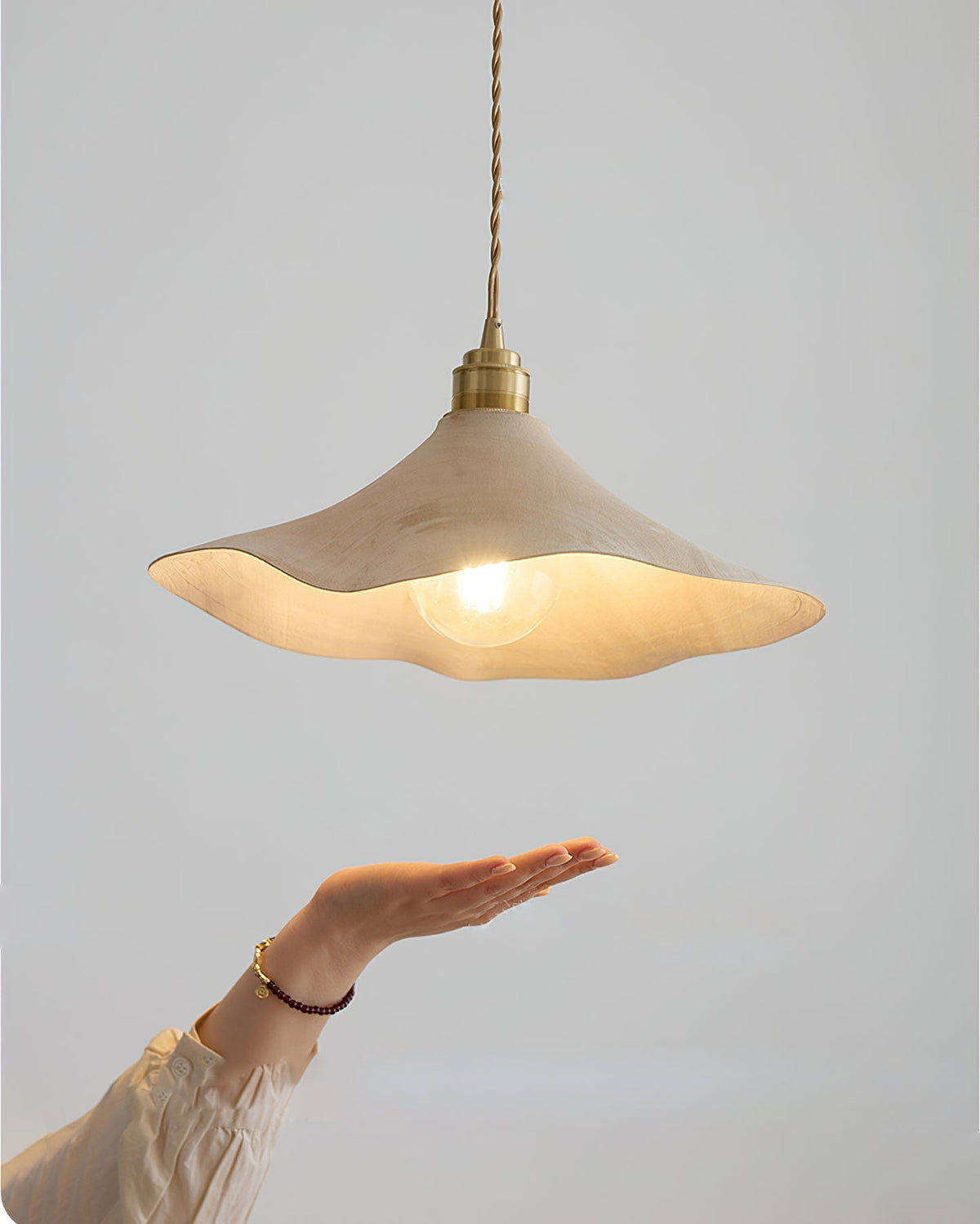 Baxter Pendant Light displayed in a contemporary living space.