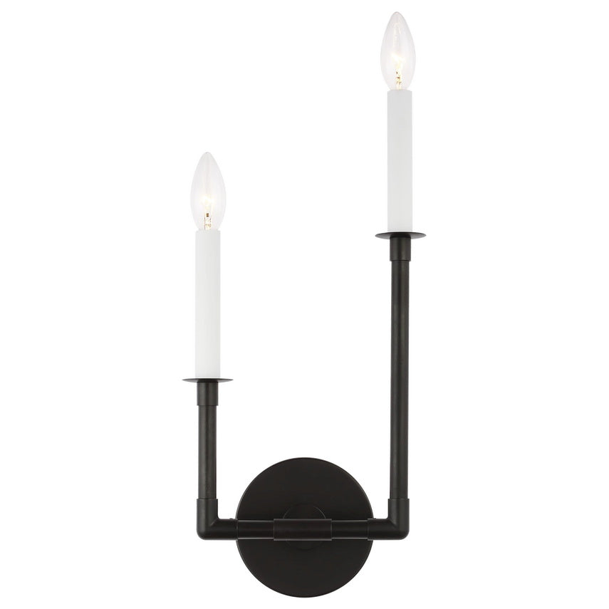 Alvuvyh Moderne Minimaliste Noir Métal Applique Murale